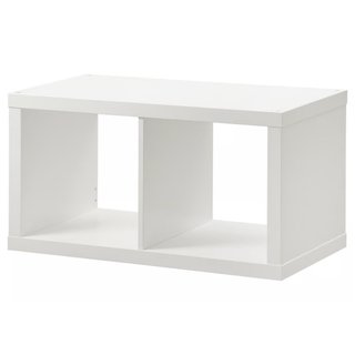Estantería Kallax 2 Cubos Ikea Blanca