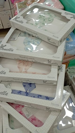 1 scatola Set lenzuola da 3 pezzicarrozzina Ornell