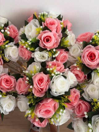 Pack Decoración Boda Rosa y Blanco