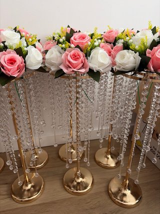 Pack Decoración Boda Rosa y Blanco
