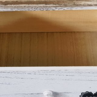 Comodino 3 Cassetti Comò Bianco 35x28x56cm Legno