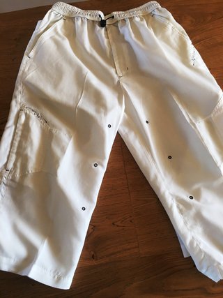 Pantaloni pinocchietto bianchi taglia L