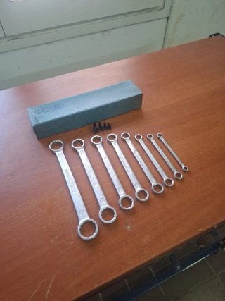 GEDORE JUEGO DE LLAVES PLANAS NUEVAS ( 8 PIEZAS )
