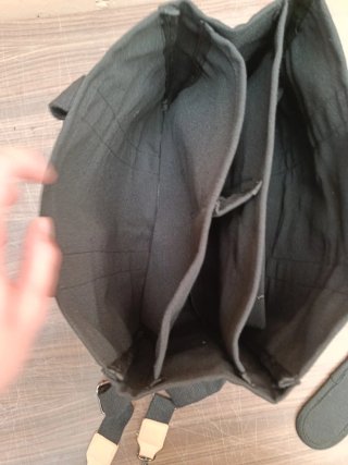 Bolso Tote Lona Negro