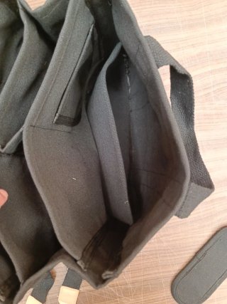 Bolso Tote Lona Negro