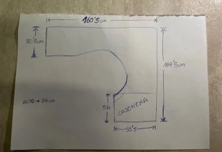 Escritorio/ mesa de oficina con cajonera
