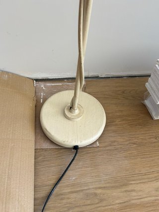 Lampada da terra beige