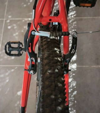 Bicicleta Rockrider Roja + casco.