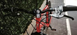 Bicicleta Rockrider Roja + casco.
