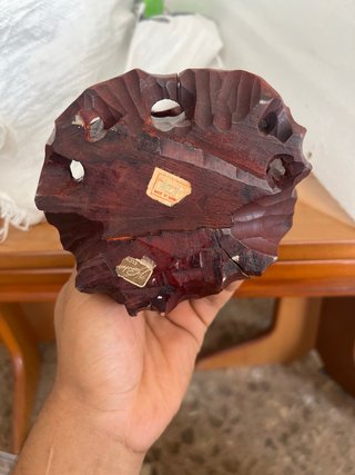 Figura madera china anciano sentado