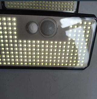 Focos Solares LED Negro/Plata