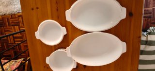Fuentes Pyrex Vintage Flores