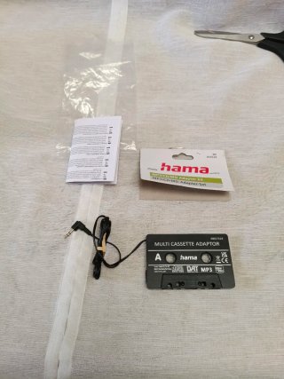 Adaptador Cassette Hama DAT MP3 Mini Disc