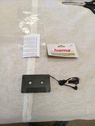 Adaptador Cassette Hama DAT MP3 Mini Disc