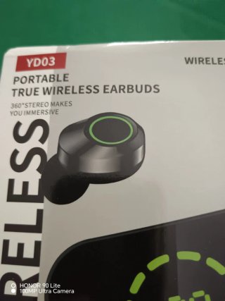 Auricolari Bluetooth Ranrao YD03 Nero/Argento