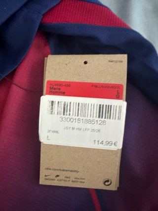 Camiseta FC Barcelona Nike Talla L