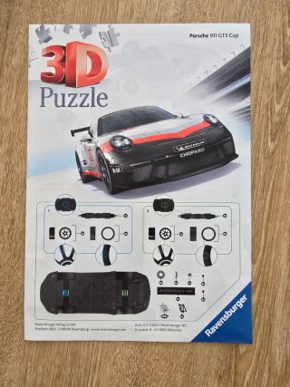 Puzzle 3D Porsche 911