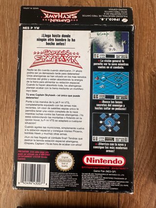 Captain Skyhawk NES (Nintendo) PAL ESP