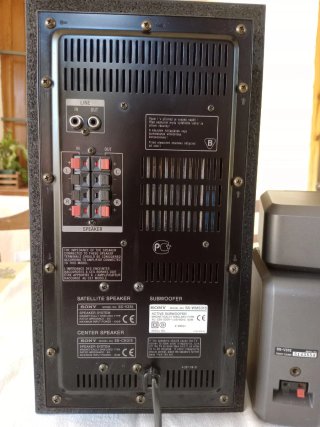 Amplificador Yamaha + conjunto altavoces Sony