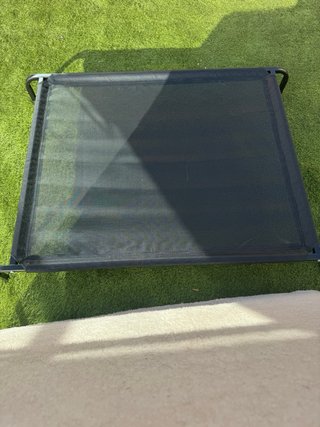 Cama para perro beige