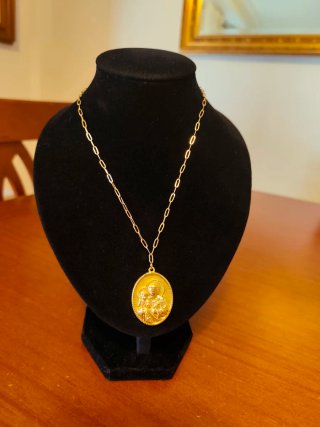 Medallón Sagrada Familia con Cadena