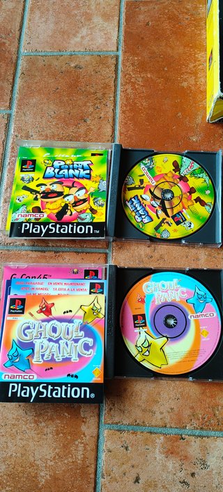 Set Playstation 1 G-Con 45 + Giochi