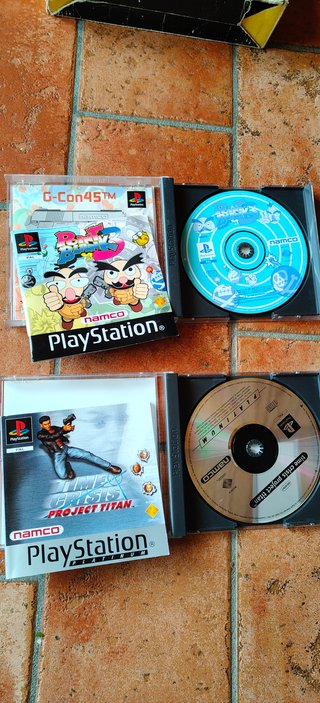 Set Playstation 1 G-Con 45 + Giochi