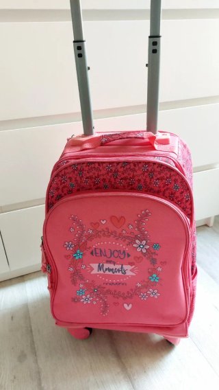 Mochila con ruedas para niña