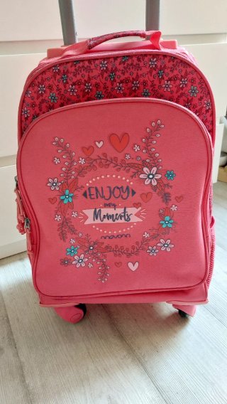 Mochila con ruedas para niña