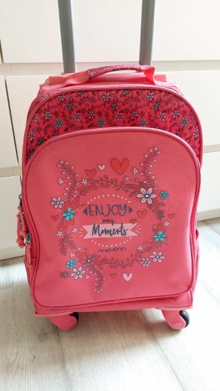Mochila con ruedas para niña