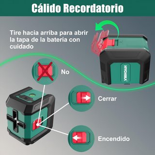 HYCHIKA B0D5CX7SFL láser verde 15M 3 brillos