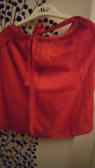 Gonna o pareo rosso Akè taglia unica