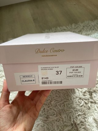 Zapatos de Novia Dulce Castro Blancos