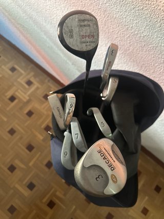 Set de Palos de Golf Open y Decade