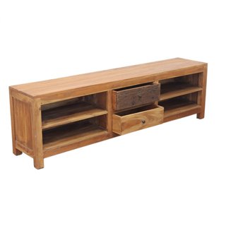 Mobile Porta TV 2 Cassetti 4 Vani  Legno Massello
