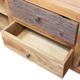 Mobile Porta TV 2 Cassetti 4 Vani  Legno Massello