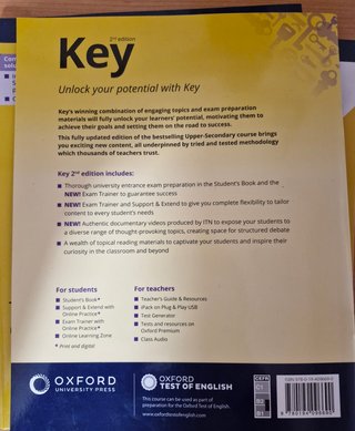 Key Bachillerato 2e 1 Student Book (Spain)
