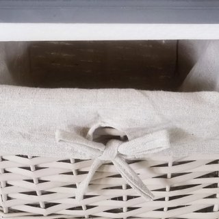 Mobiletto Bagno 3 Cassetti 35x28x73cm in Legno