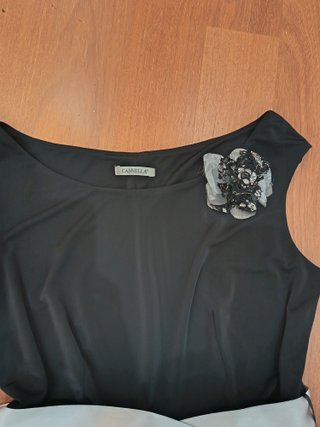 Elegante abito da cerimonia Cannella - Nero e Arge