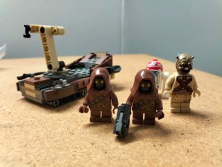 Lego Compatible Tatooine del modelo 75198