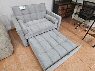 Sofá Cama 1 Plaza Gris
