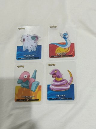 Lote 4 Cartas Pokémon Lamincards