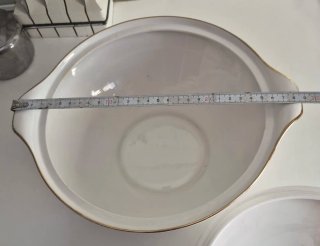 Sopera vintage porcelana flores