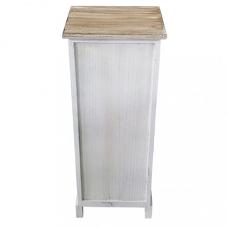 Cassettiera 4 Cassetti Stretta 29x25x72cm in Legno