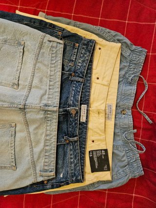 Shorts gialli Primark taglia 48 e XL