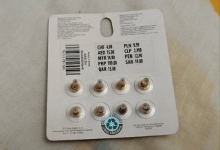 Pack 4 pares pendientes Sfera