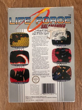 Life Force Salamander NES PAL ESP Konami