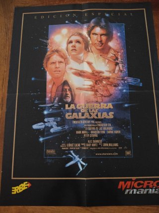 Póster La Guerra de las Galaxias 57x43