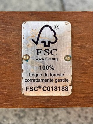 2 sedie pieghevoli in legno acacia con braccioli