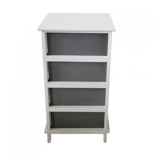 Cassettiera 4 Cassetti Stretta 37x28x73cm in Legno